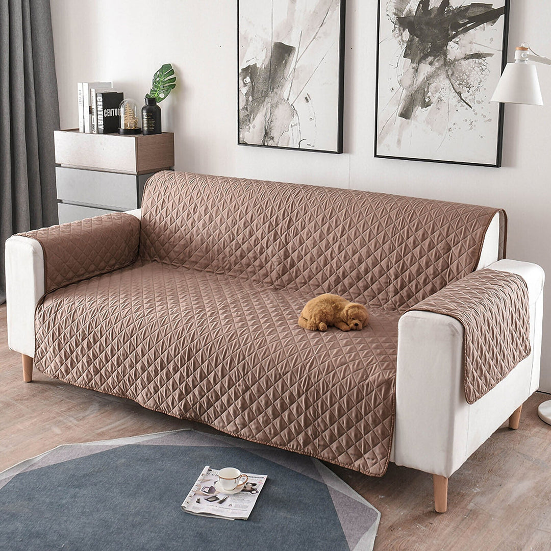 1/2/3 Seters Kjæledyr Sofa Beskyttelsesdeksel Quilted Sofa Deksel Lounge Slipcover Luvikno