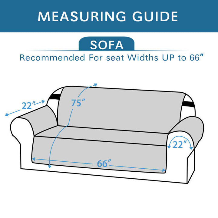 Quilted Sofa Cover Pet Protector Throw Waterproof Sofa Slip Covers 1/2/3 Settee Luvikno