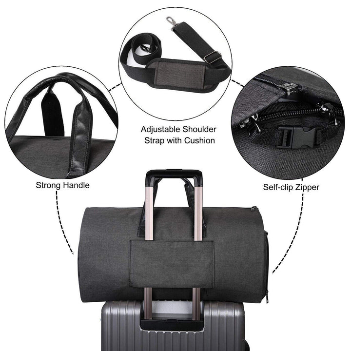 Konvertibel massiv lagring - opptil 6 dager bag med designede rom Luvikno