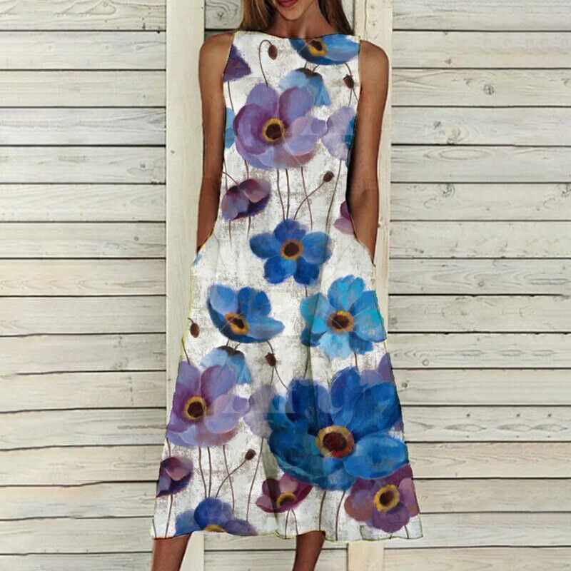 Luvik | Elegant mekko kukkakuviolla