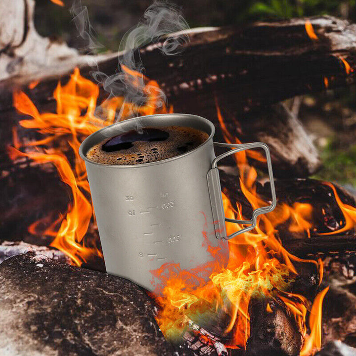 Titan Cup Set med Bestikk Gafler & Skjeer Campingkopper | Luvikno