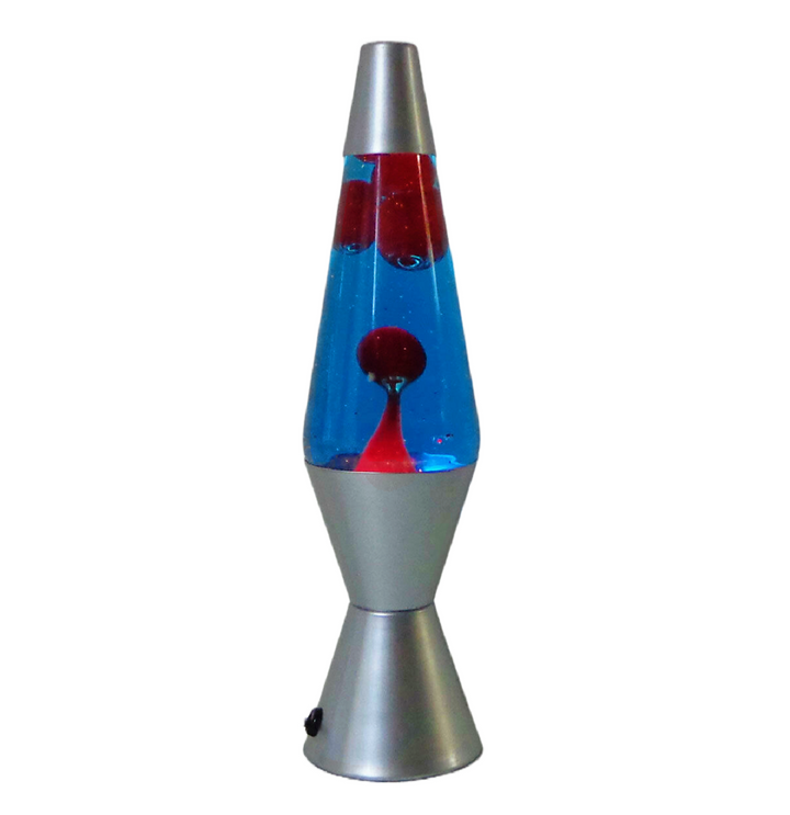 Retro Lava Lampe - Fredelig Bevegelse Voksvæske Avslapningslys Gave Luvikno