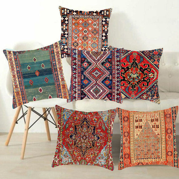 Etnisk Boho Mandala Print Kasteputevar Sofa Putetrekk Hjemmedekor Luvikno