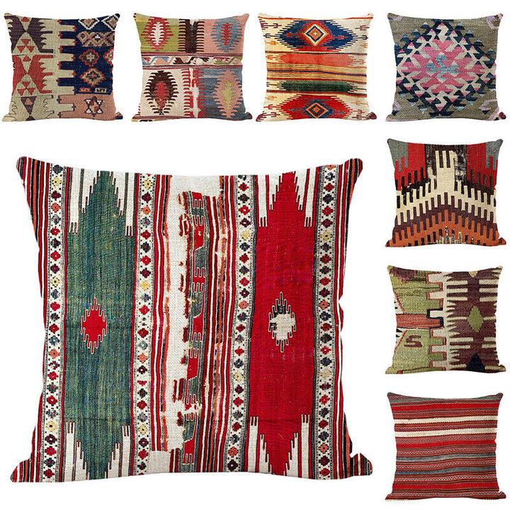 Etnisk Boho Mandala Print Kasteputevar Sofa Putetrekk Hjemmedekor Luvikno