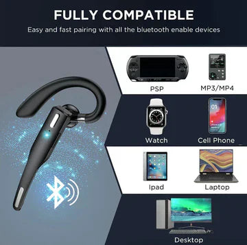 Luvikno | Trucker Dual Mic Trådløst Bluetooth 5.1 Støydempende Hodesett/Ørepropp