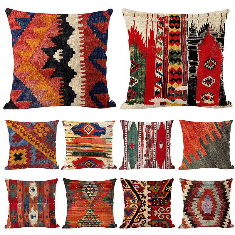 Etnisk Boho Mandala Print Kasteputevar Sofa Putetrekk Hjemmedekor Luvikno