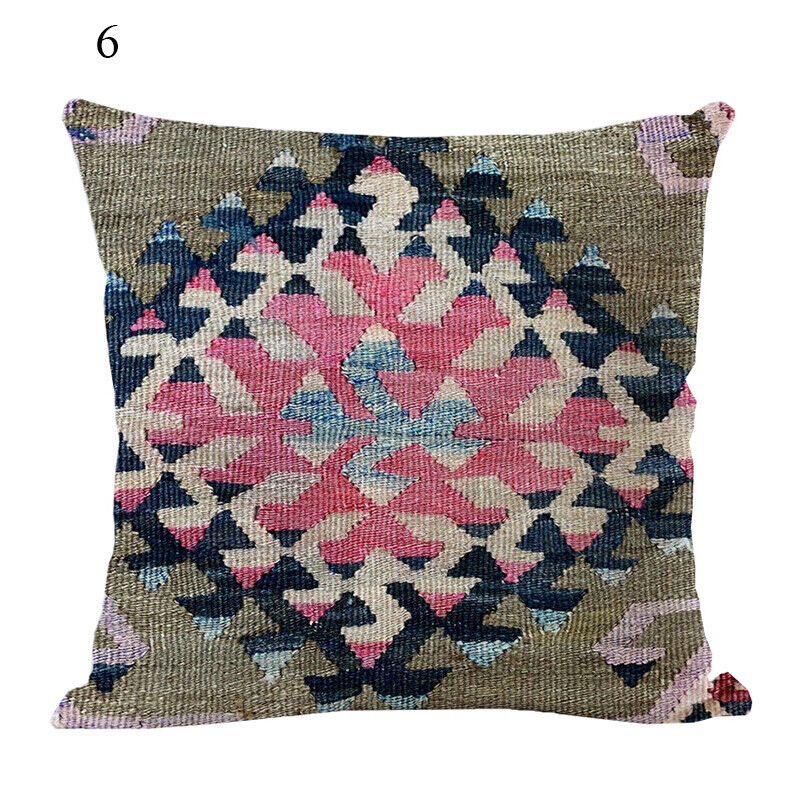 Etnisk Boho Mandala Print Kasteputevar Sofa Putetrekk Hjemmedekor Luvikno