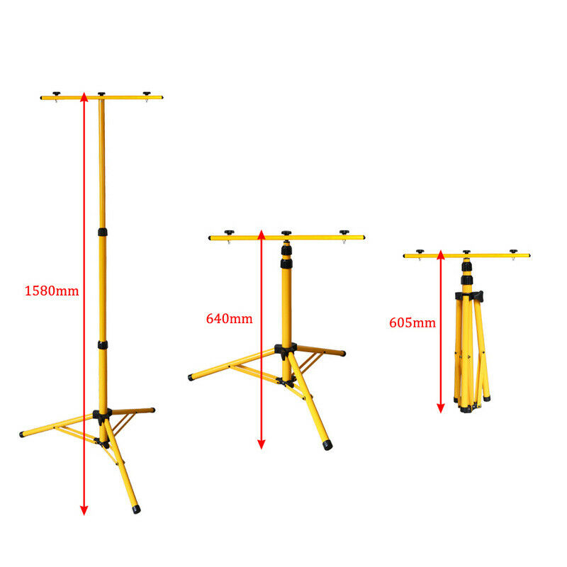 LED Flomlys med Stativ Konstruksjon Lys 2X50W Kald Hvit | Luvikno