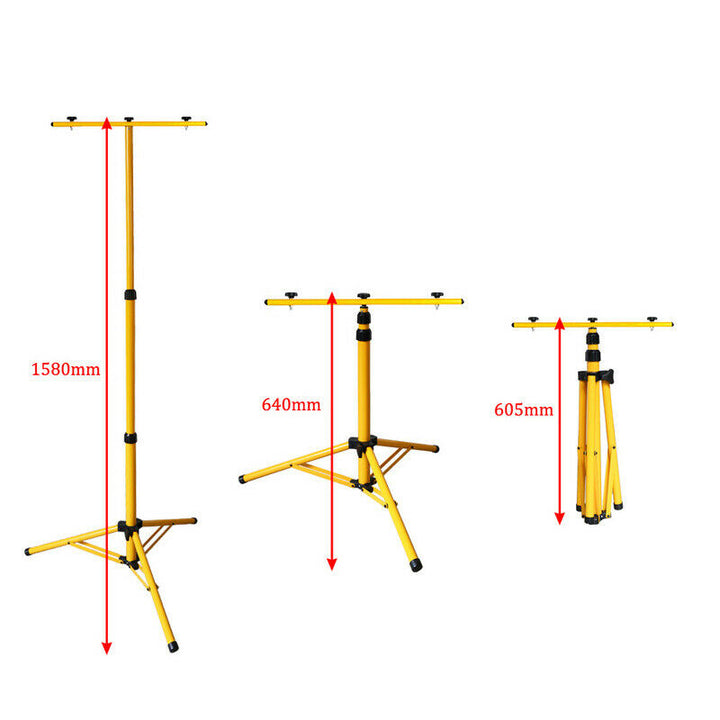 LED Flomlys med Stativ Konstruksjon Lys 2X50W Kald Hvit | Luvikno