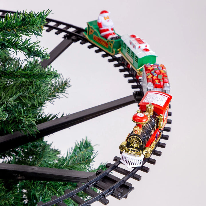 Luvikno | KerstExpress Tre Tog – Ridetog med Lys, Lyd og Treholder