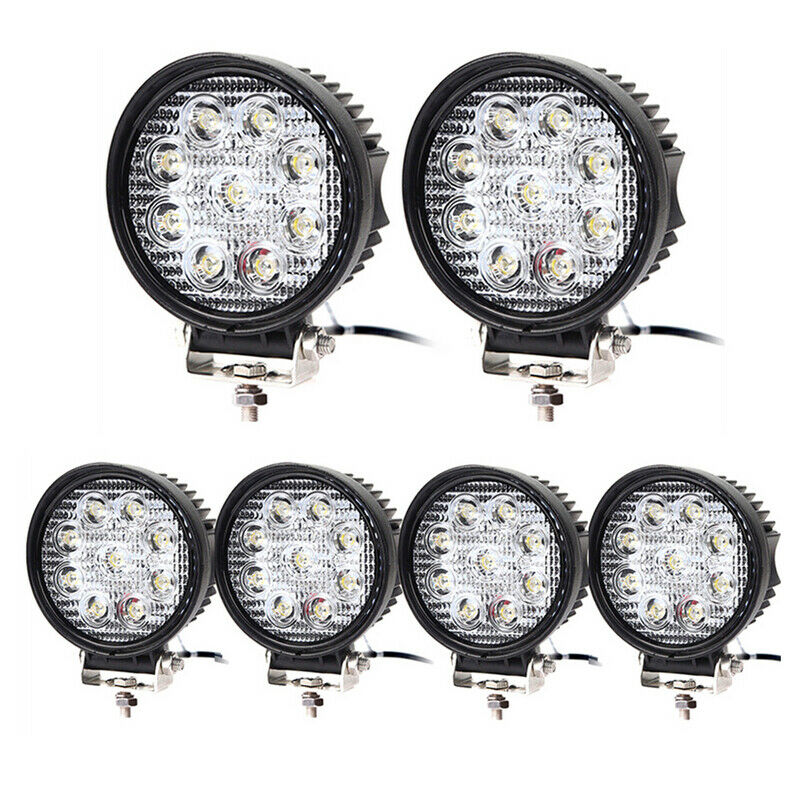 LED Arbeidslys 6X 27W Spotlight | Luvikno