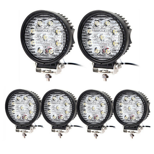 LED Arbeidslys 6X 27W Spotlight | Luvikno