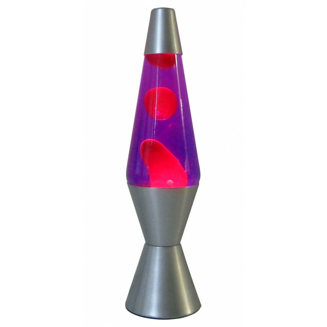 Retro Lava Lampe - Fredelig Bevegelse Voksvæske Avslapningslys Gave Luvikno