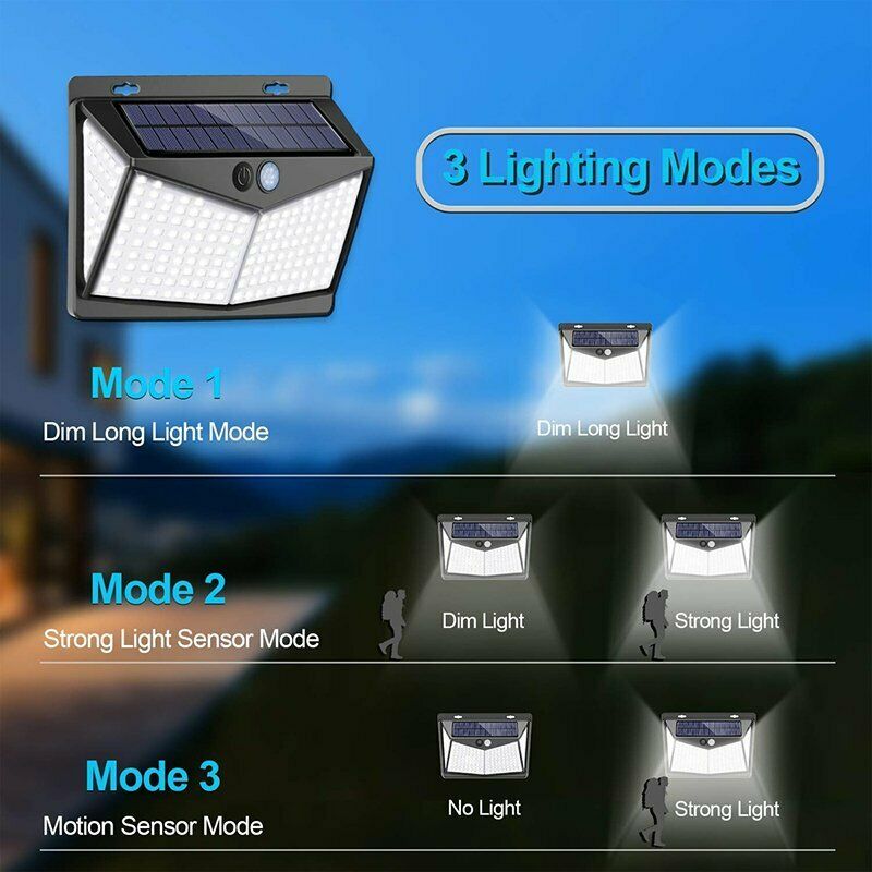 Ultra solardrevet bevegelsessensorlys | Luvikno