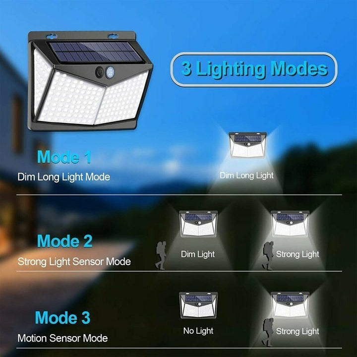Ultra solardrevet bevegelsessensorlys | Luvikno