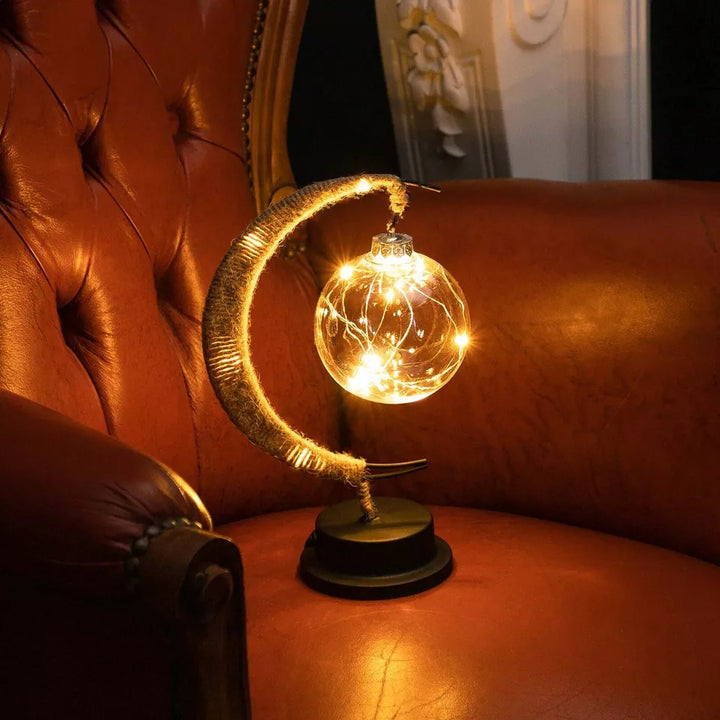 Bordlampe LED Måneskinn for Soverom Luvikno