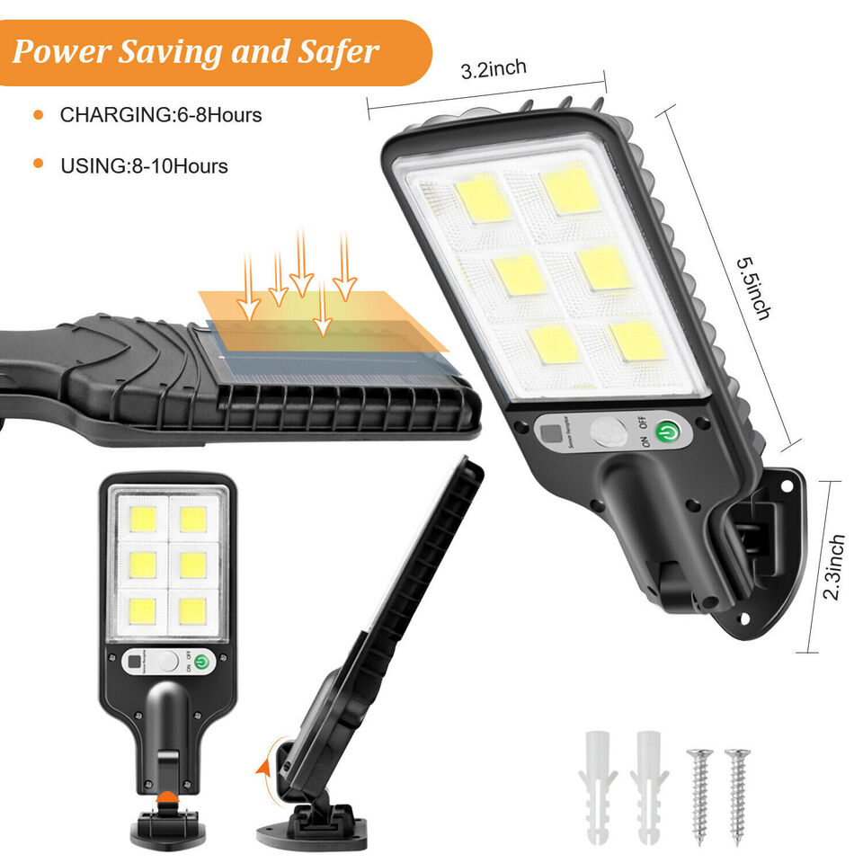 Premium solcel-drevet LED gate lampe | Luvikno