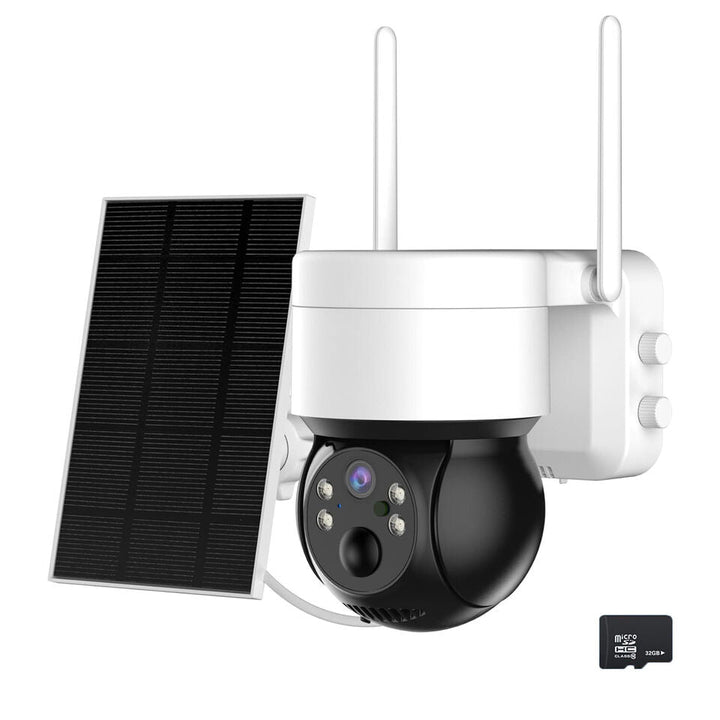 CCTV Soler Vannavstøtende WiFi Kamera med nattsyn Luvikno