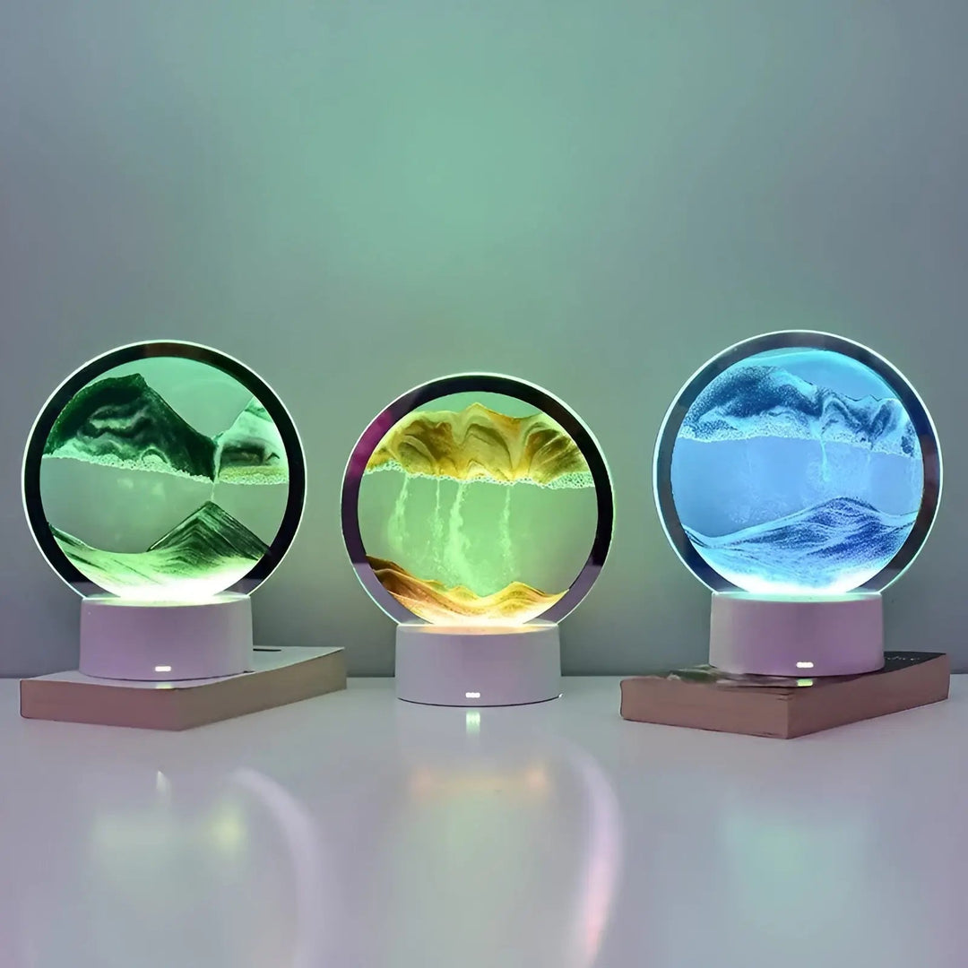 Luvikno | Fortryllende Quicksand Kunstlampe – Magisk Animert Belysning for Ethvert Interiør