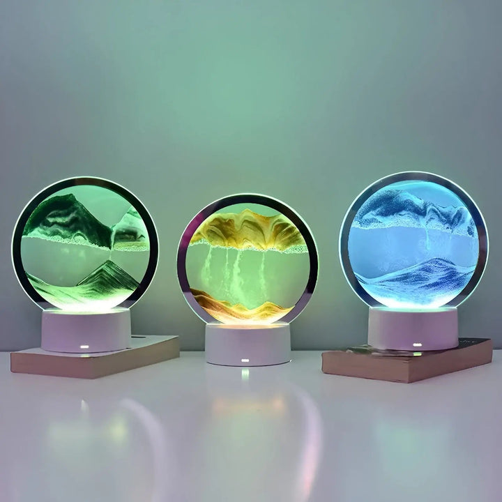 Luvikno | Fortryllende Quicksand Kunstlampe – Magisk Animert Belysning for Ethvert Interiør
