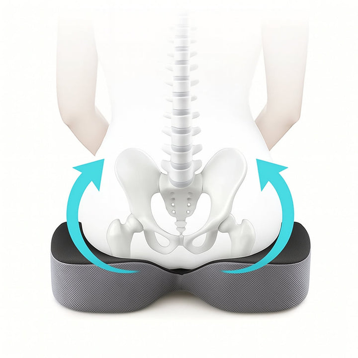 Ergonomisk Setepute laget av Minne Skum | Luvikno