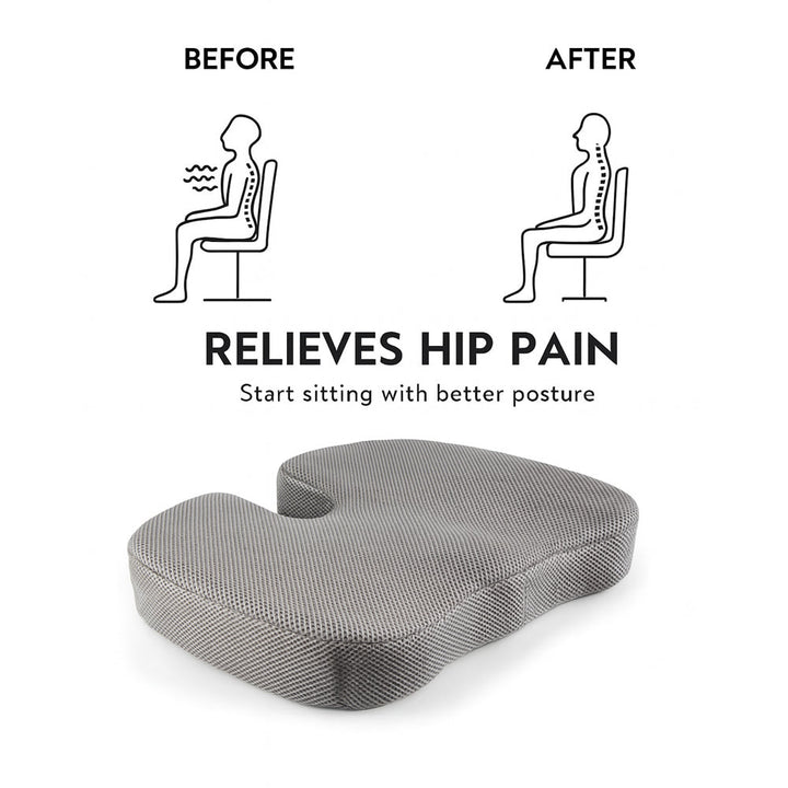 Ergonomisk Setepute laget av Minne Skum | Luvikno