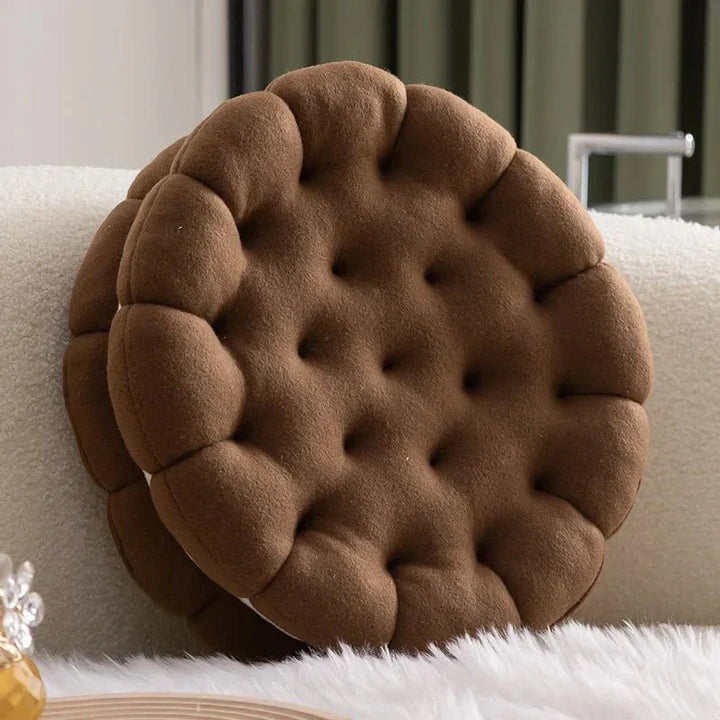 Sandwich Kjeks Sofa Putetrekk Rundt Bomull Vevd Design | Luvikno