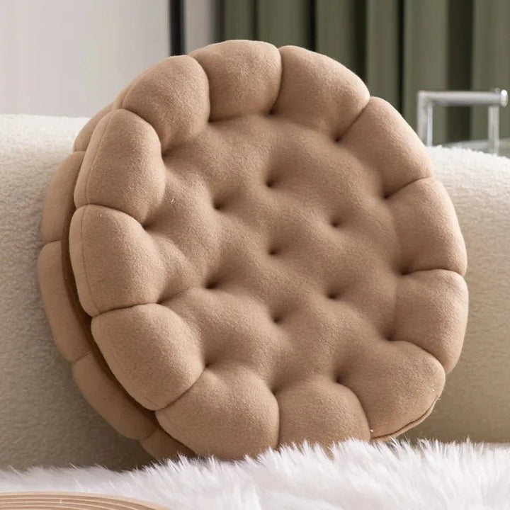 Sandwich Kjeks Sofa Putetrekk Rundt Bomull Vevd Design | Luvikno