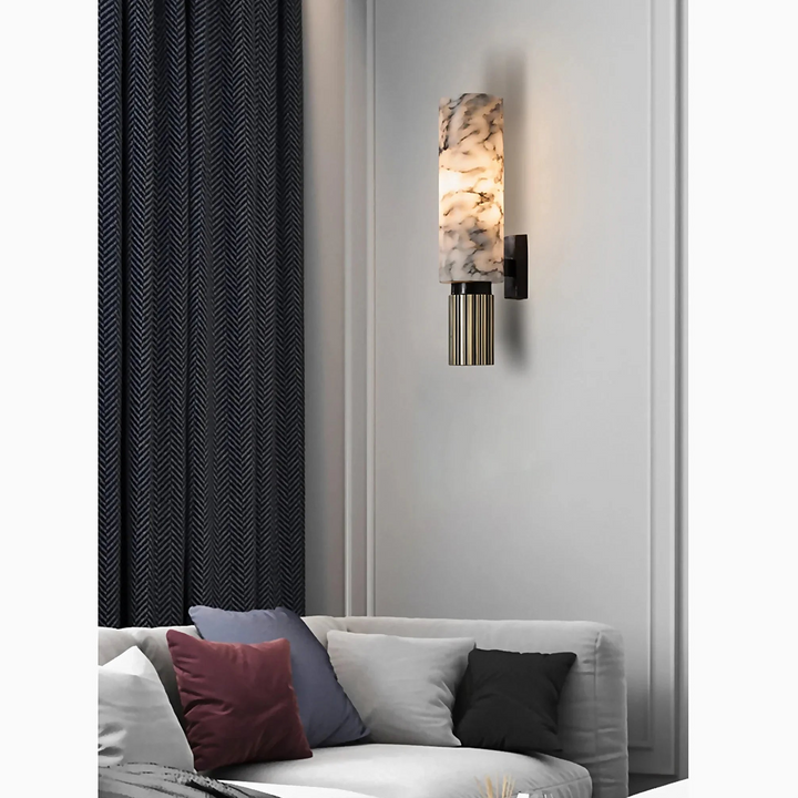 Luvikno | Stylish Marmor Vegglampe - For Luksuriøst og Atmosfærisk Interiør