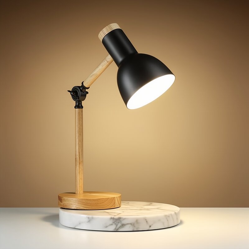 HoutLicht Skrivebordslampe for Skrivebord | Luvikno