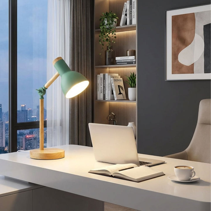 HoutLicht Skrivebordslampe for Skrivebord | Luvikno