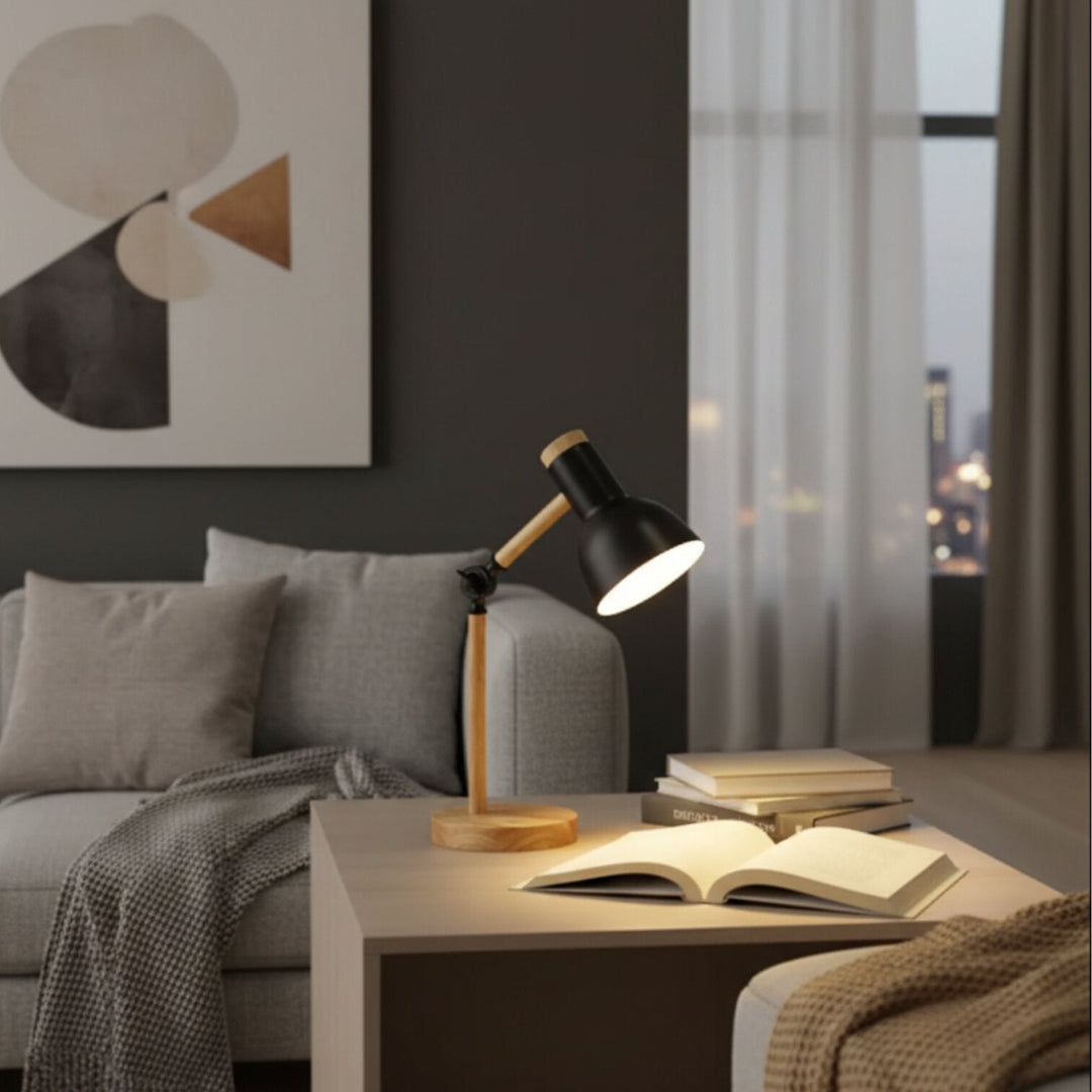HoutLicht Skrivebordslampe for Skrivebord | Luvikno