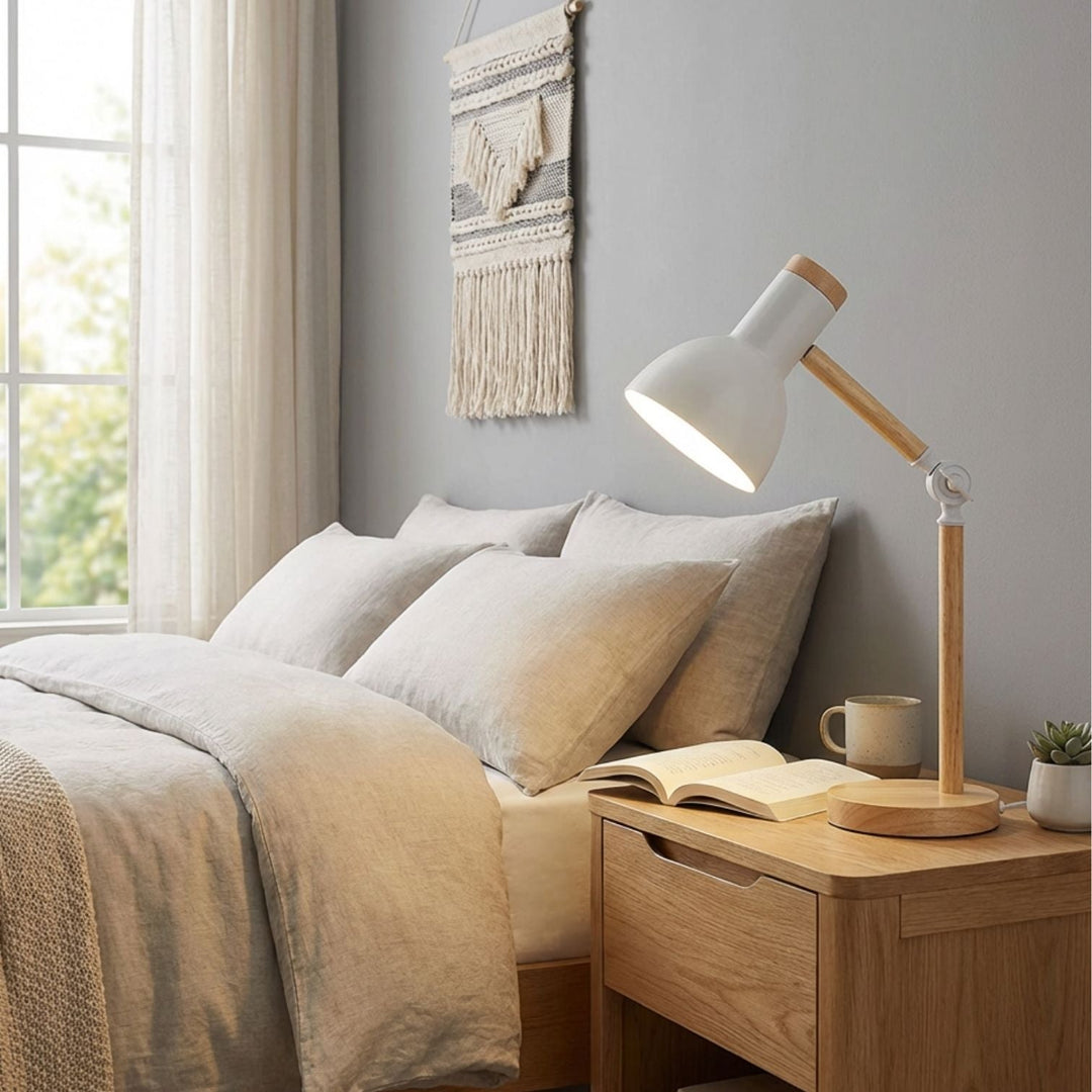 HoutLicht Skrivebordslampe for Skrivebord | Luvikno