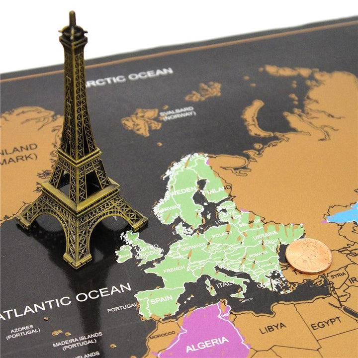 Scratch Off World Map Poster | Luvikno
