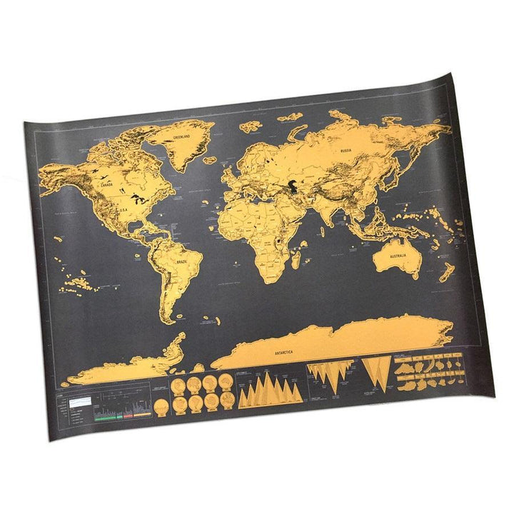 Scratch Off World Map Poster | Luvikno