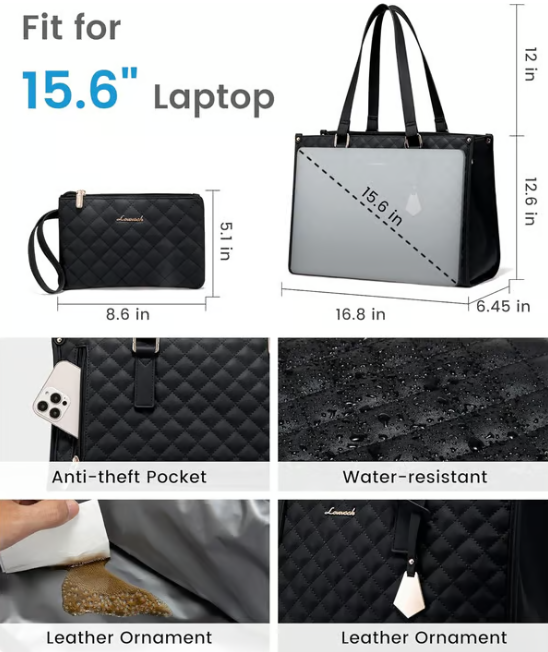 Isolert Laptop- og Lunsjpose | Luvikno