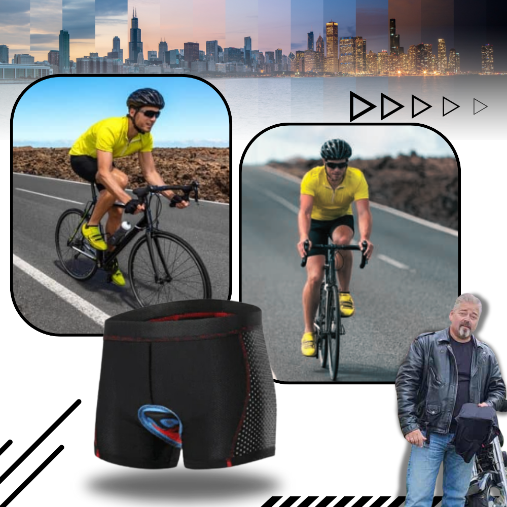 Korte sykkelshorts med integrert polstring, ultra komfortable og sømløse! Luvikno