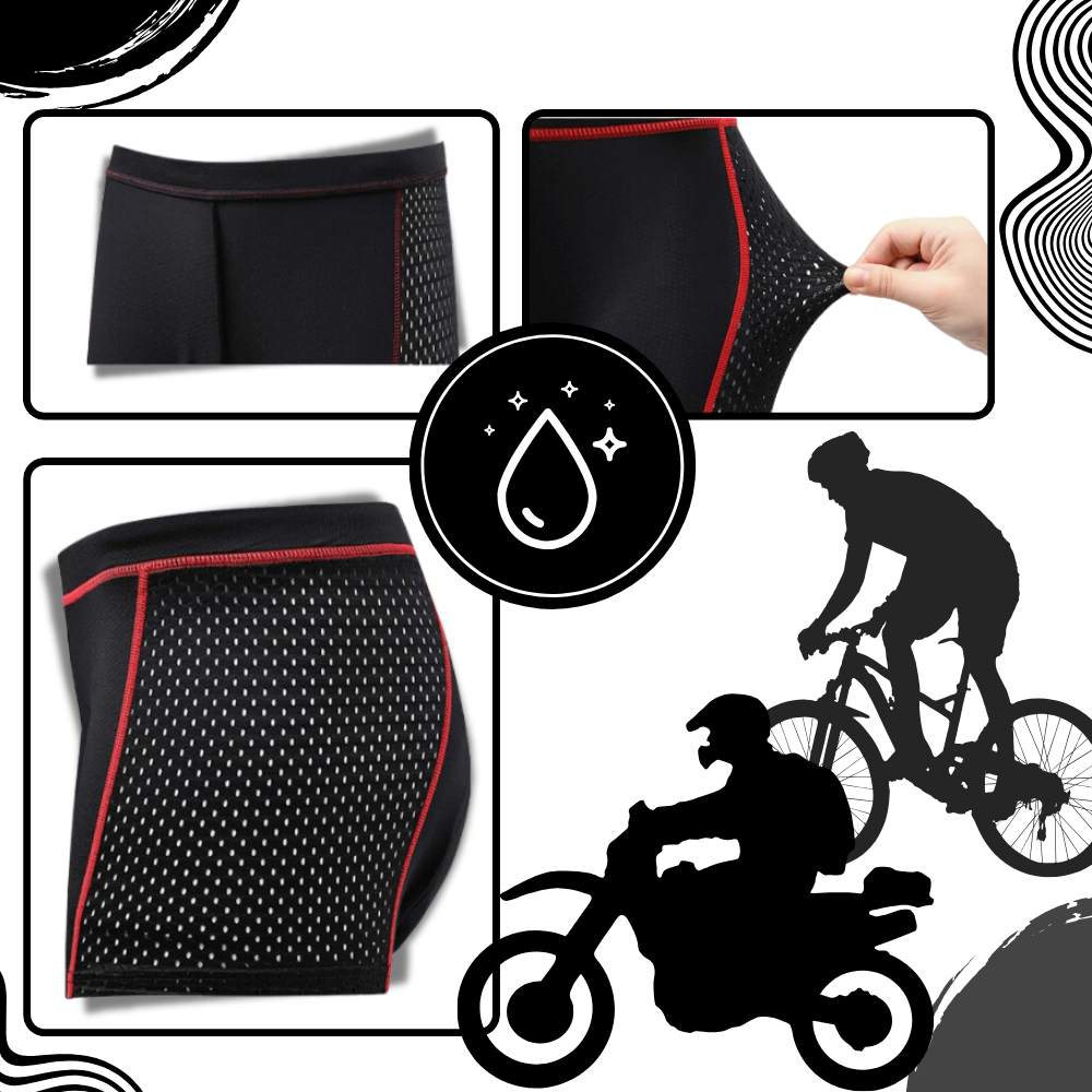 Korte sykkelshorts med integrert polstring, ultra komfortable og sømløse! Luvikno