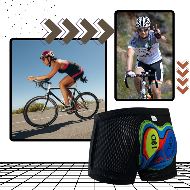 Korte sykkelshorts med integrert polstring, ultra komfortable og sømløse! Luvikno