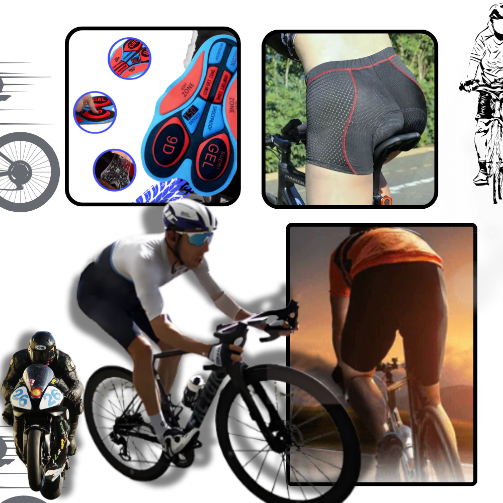 Korte sykkelshorts med integrert polstring, ultra komfortable og sømløse! Luvikno