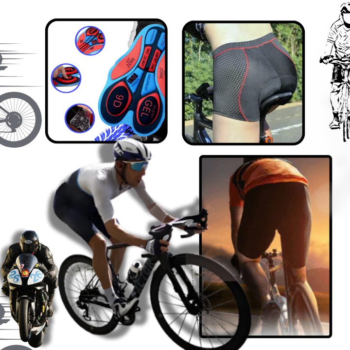 Korte sykkelshorts med integrert polstring, ultra komfortable og sømløse! Luvikno
