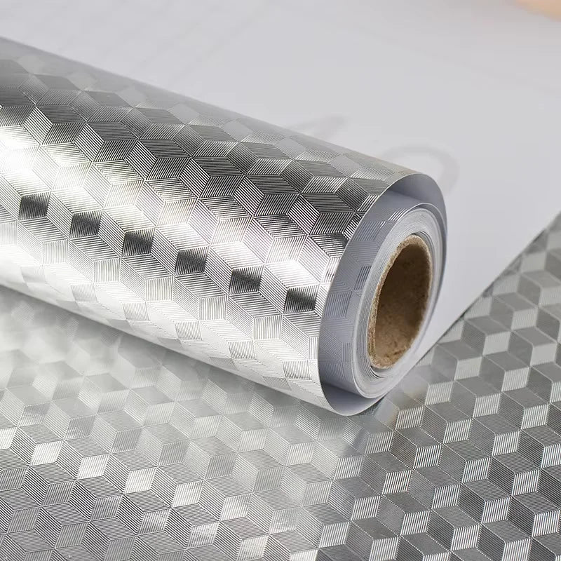 Selvklebende aluminium kjøkkenklistremerke vanntett oljeproof tapet | Luvikno