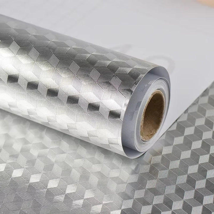 Selvklebende aluminium kjøkkenklistremerke vanntett oljeproof tapet | Luvikno