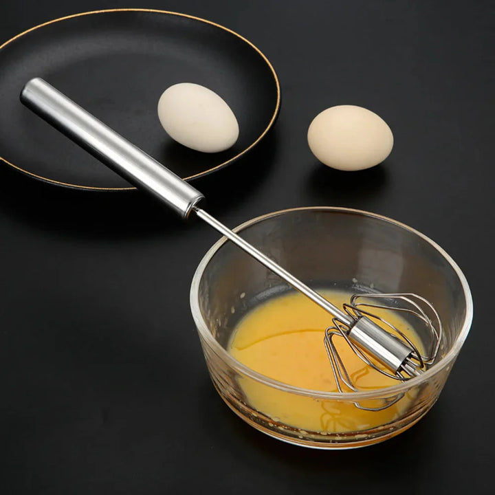 Semi-automatisk eggvisp i rustfritt stål visp press type eggvisp | Luvikno
