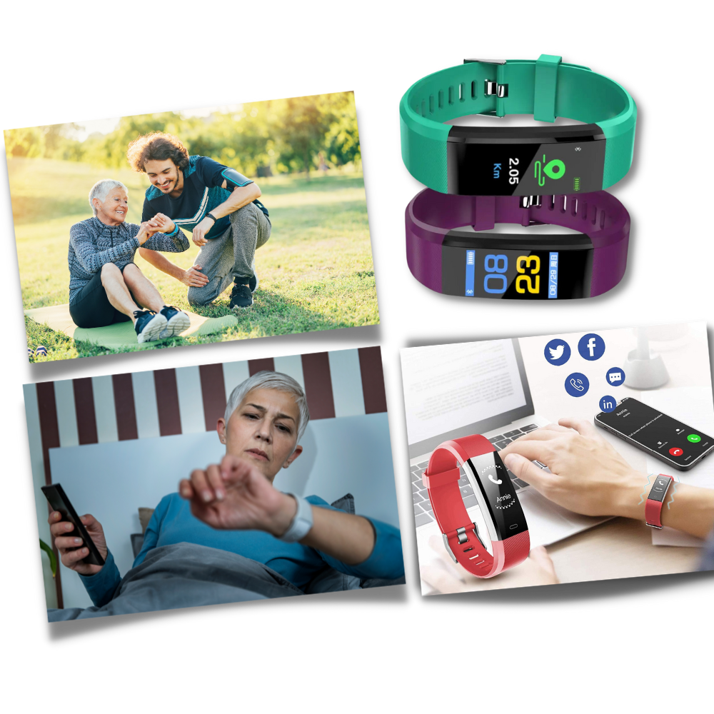 Luvikno | Senior Smartwatch | Pulsen og blodtrykket alltid i sikte