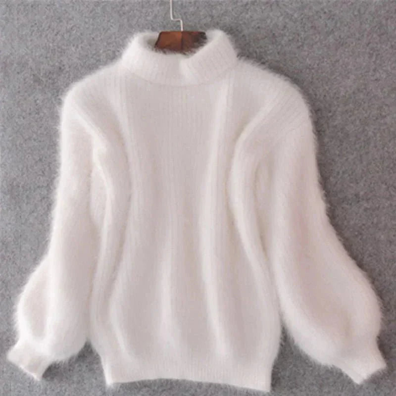 Luvik | fluffy varm strikket genser