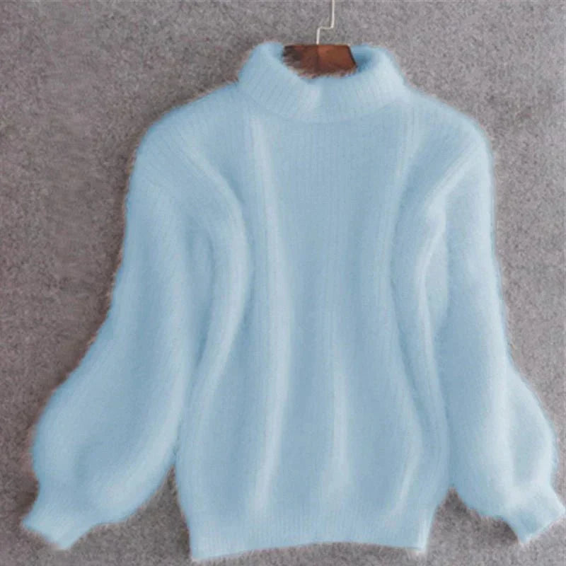 Luvik | fluffy varm strikket genser