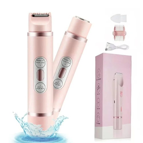 Dual Head Electric Shaver for Women with Trimmer Luvikno