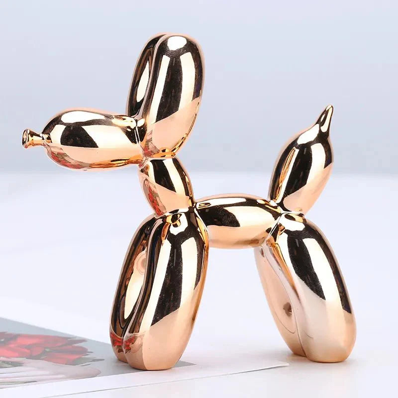 Skinnende Harpiks Ballonghund Stue Smykke Moderne Stil | Luvikno