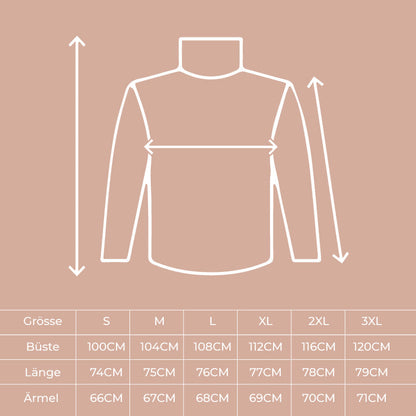 Luvik | Korkeakauluksinen paita - Rentoa leikkausta - Pehmeä kangas lämmöntuotto-ominaisuudella - Mukava & monikäyttöinen